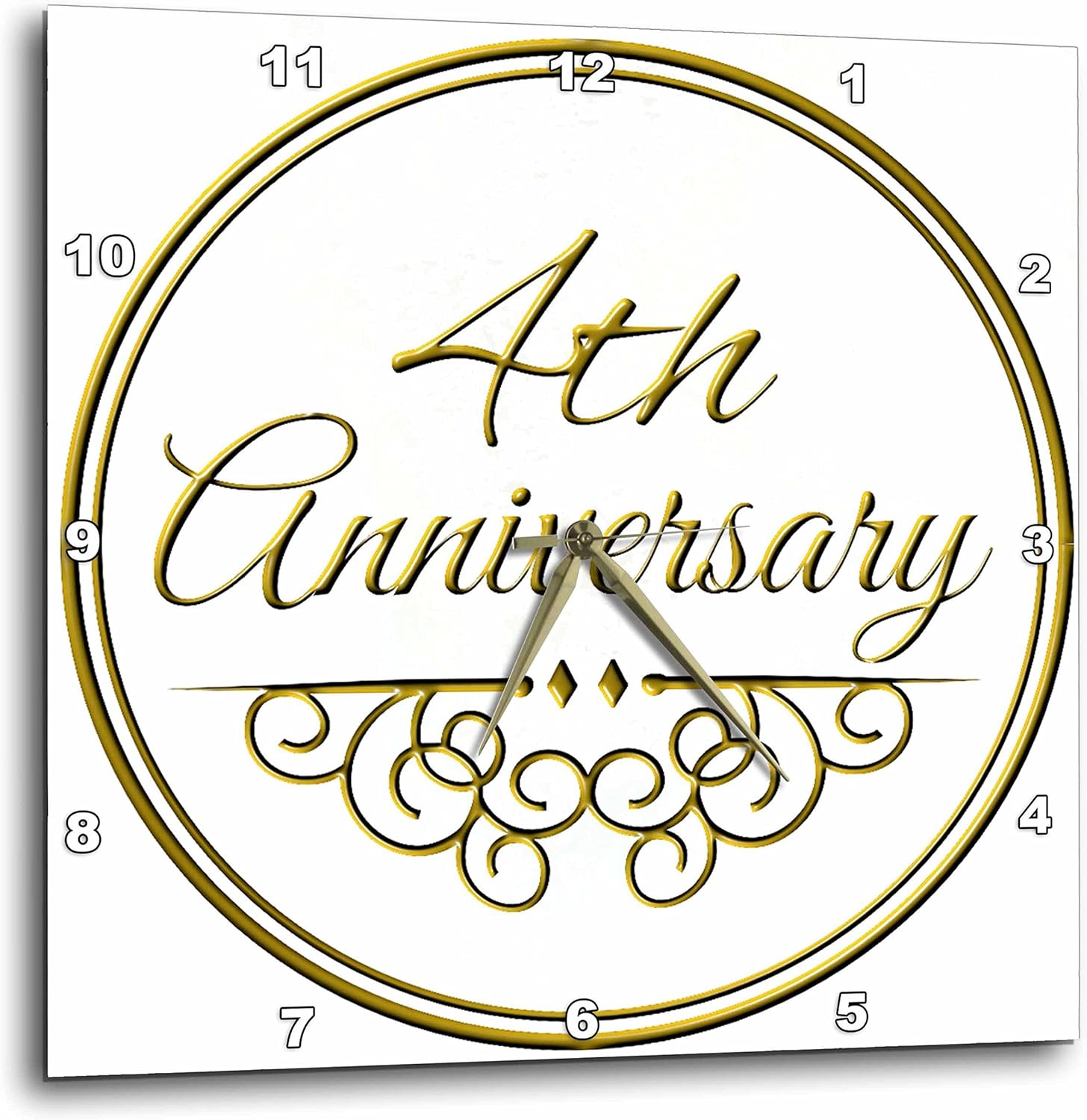 inspirationzstore occasions – 4 th anniversary gift – 金色文本